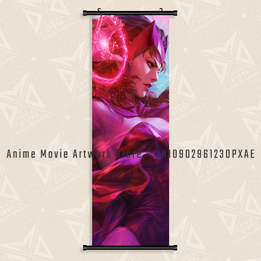 Marvel X-Men Phoenix Character Home Decor Anime Superhero Wall Art Hanging Painting Canvas Print Scrolls Picture Movie Poster