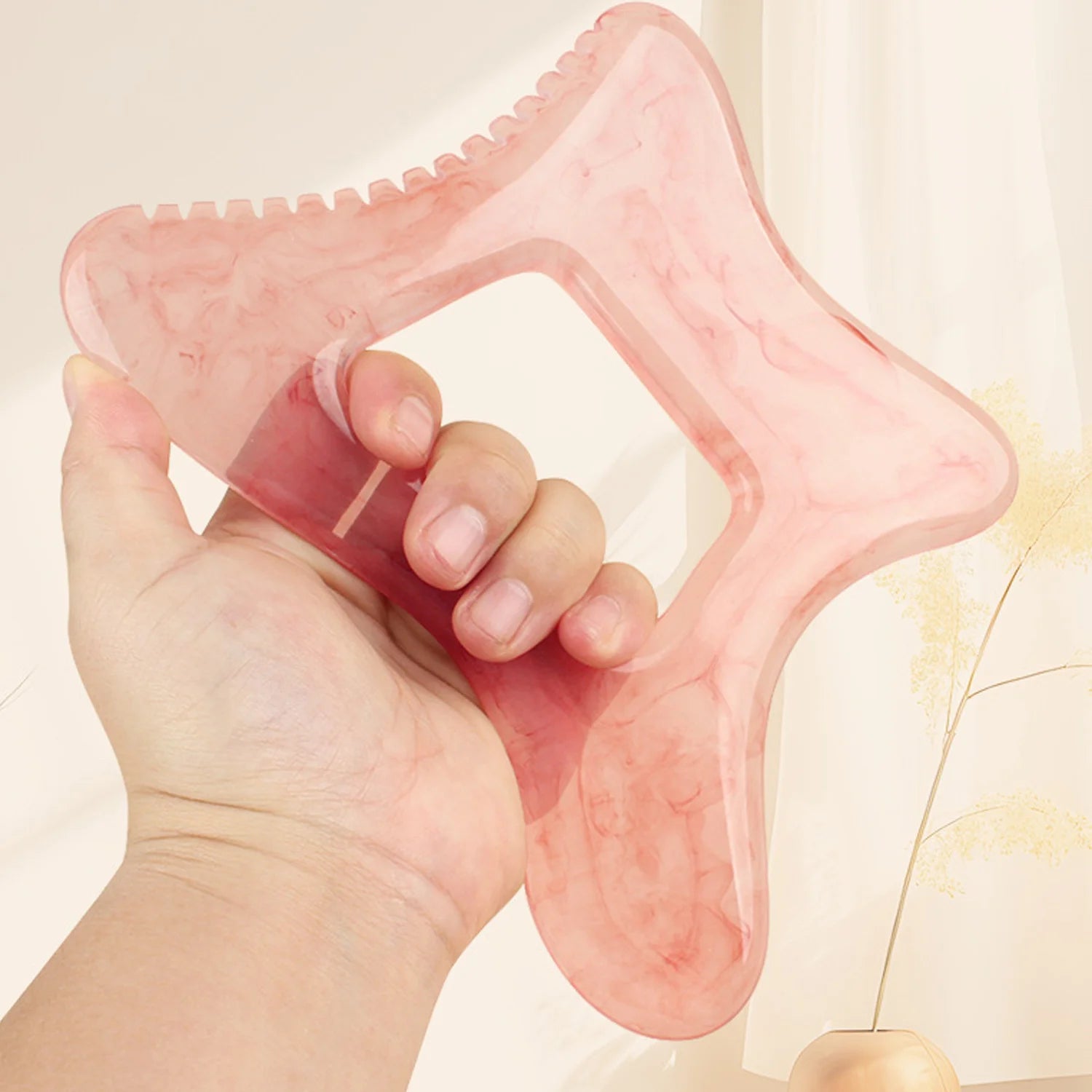 Resin Gua Sha Board for Massage, Acupressure, and Full Body Massage; Suitable for Facial and Neck Meridian Unblocking