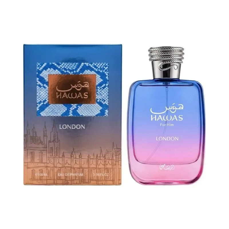 Hawas Verde Ice Perfume, Premium Long-Lasting Men's Eau de Parfum, Luxury Woody Fresh Scent Spray, Best Fragrance Gift.