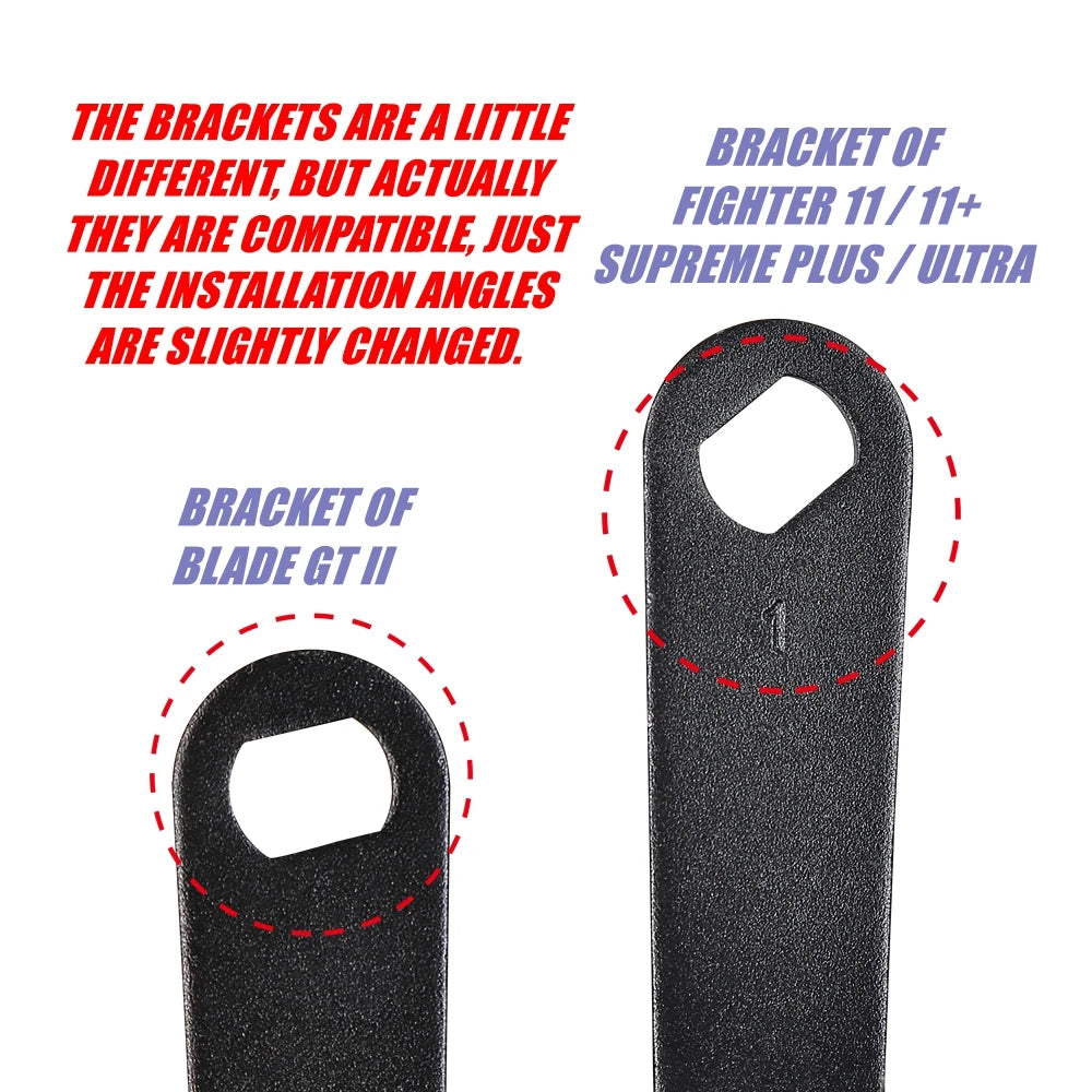 Original TEVERUN 11-Inch Fender for FIGHTER 11 11+ SUPREME PLUS ULTRA BLADE GT II Electric Scooter Mudguard Front And Rear Wheel