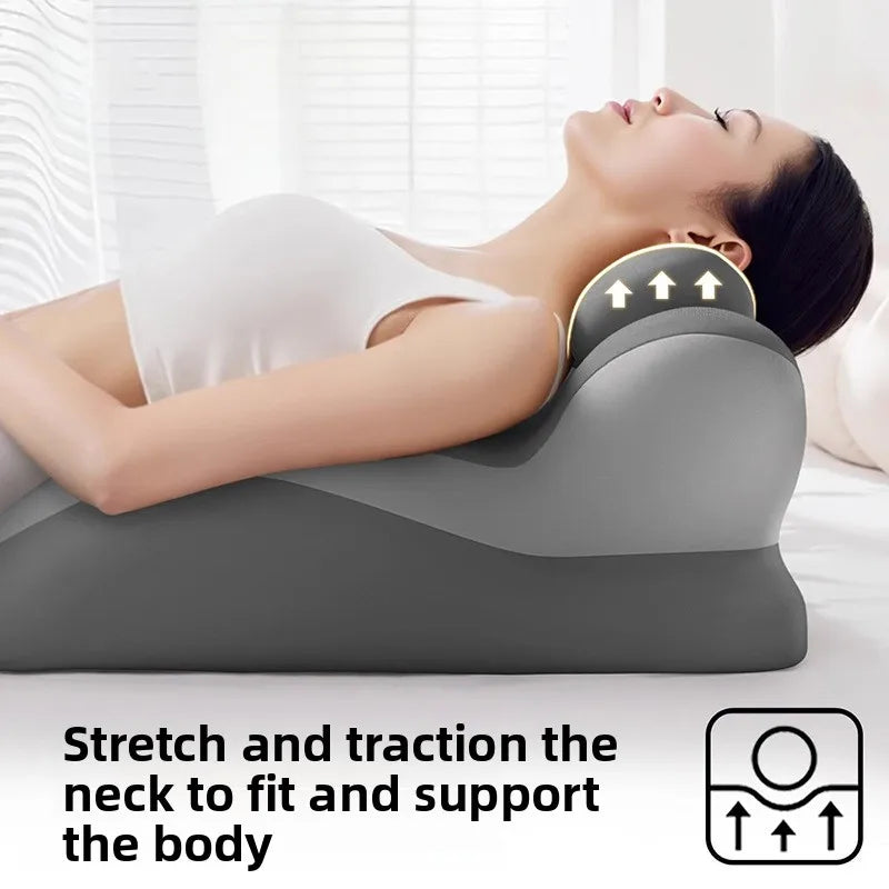 Memory Foam Pillow Ergonomic Support Neck Leg Rest Reading Phone Use Bed Sofa Wedge Shape Pain Relief Comfort