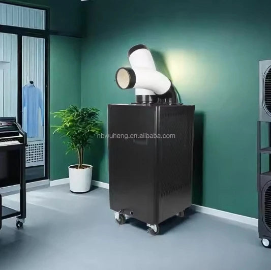 Wholesale Custom Dual Hose Unattended Low Energy Portable Industrial Air Conditioner R410A Compressor 300m/h Airflow 48dB Floor