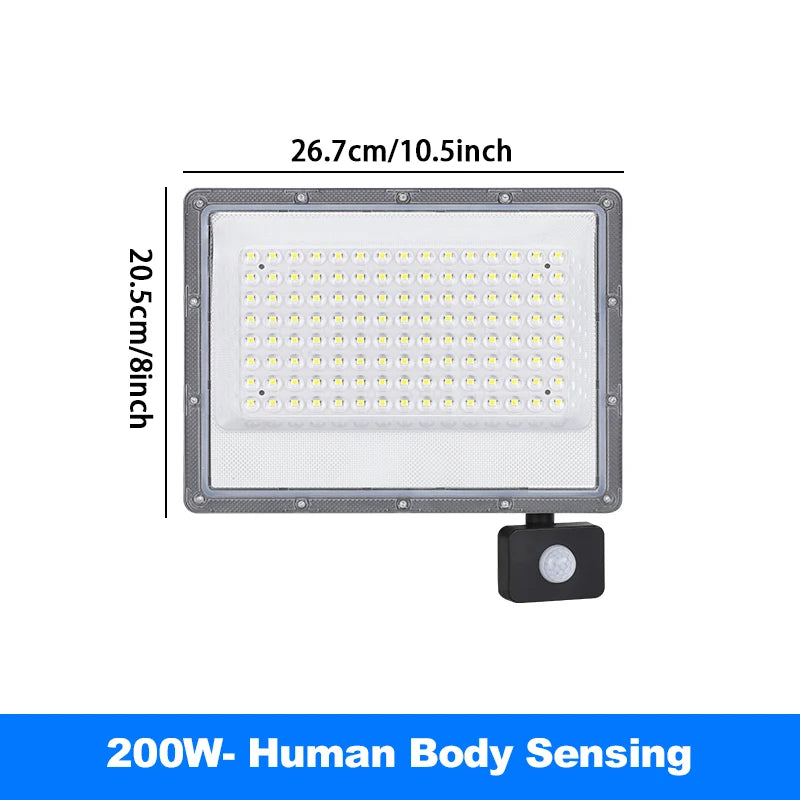 Outdoor LED Flood Light 500W 300W 200W 220V Motion Sensor Waterproof  Spotlight Garden Lighting Landscape Floodlight Street Lamp