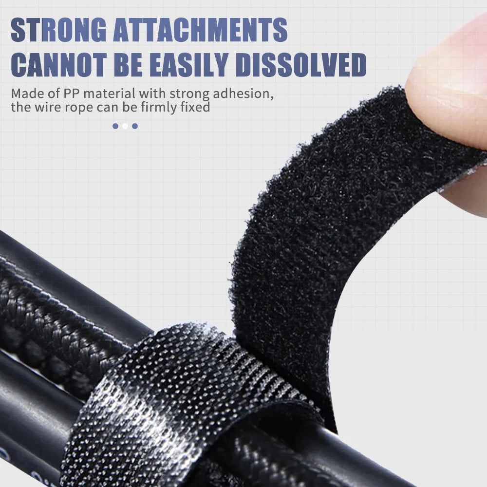 Nylon Magic Cable Organizer Winder Management Free Cut Ties Mouse earphone Cord Charge Cable Data Line Protector Tie Magic Tape