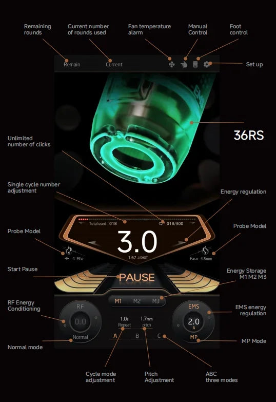 2026 New 360Max Machine EMS RF Anti Aging Facial Care Device CE Certified Skin Tightening Beauty Equipment