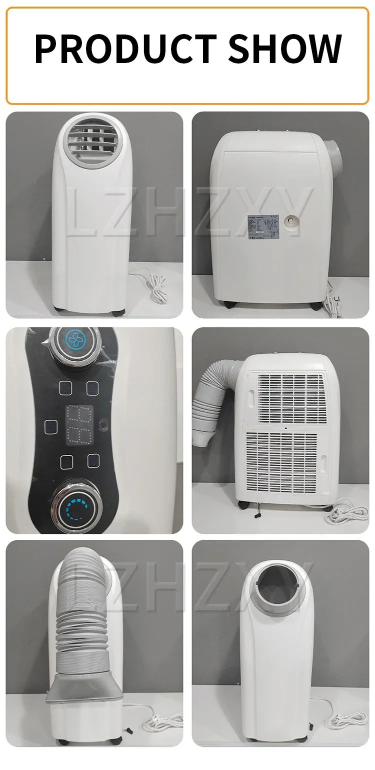 12000BTU Portable Air Cooler, Dual-Pipe Portable Air Conditioner, for Home and Office Use (Cooling, Heating, Dehumidification)