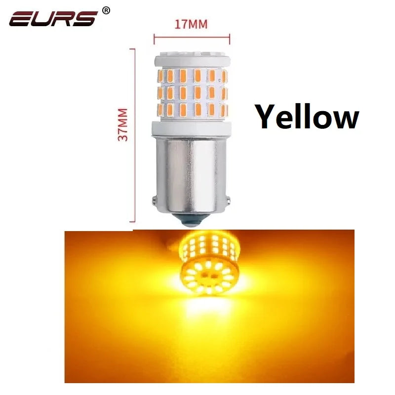 2pcs PY21W bau15s P21/5W 1156 Ba15s P21W 1157 Bay15d For Car LED Bulbs Turn Signal Light 3014 57SMD Brake Reverse Parking Lamps