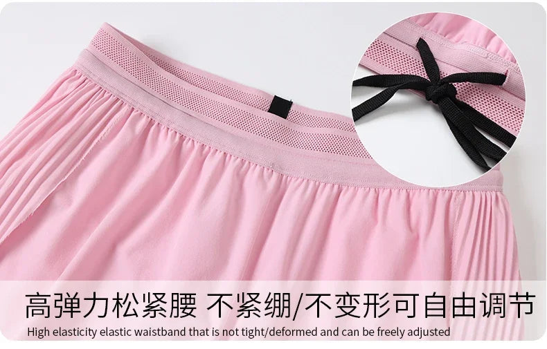 Breathable Fitness Shorts Women's Summer Cooling Tennis Yoga Pants Hidden Pocket Quick-drying Sports Fitness Shorts