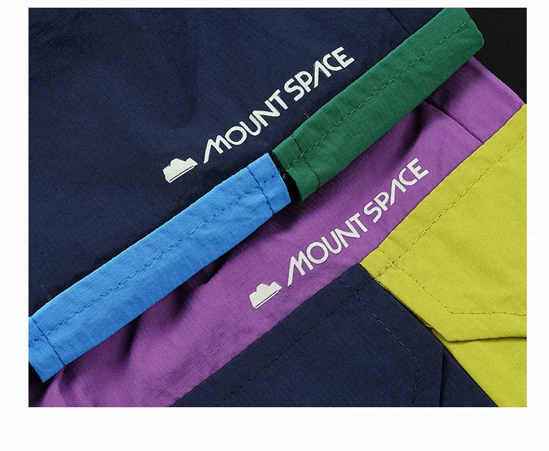 Quick Dry Children's Shorts Boys' Color Block Workwear Summer New Arrival Kids' Clothing Elastic Waist Straight Leg Pants