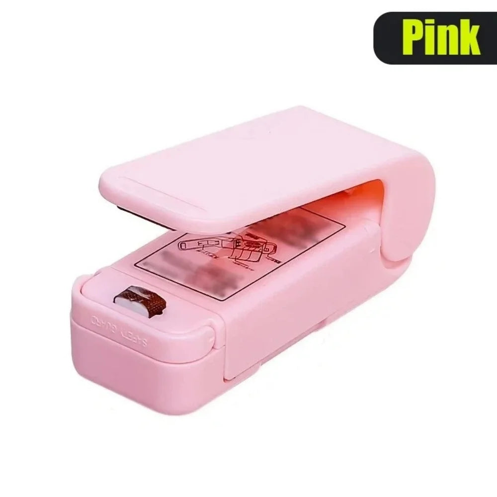Portable Mini Heat Sealer for Plastic Bags Snack Food Bag Sealing Machine Package Closure Sealer Home Kitchen Storage Accessorie