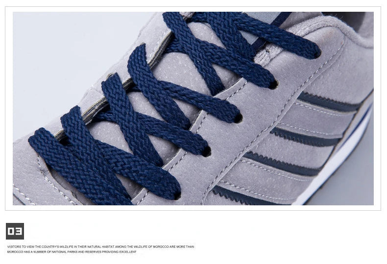 Brand Sneakers Men Outdoor Running Shoes High Quality Lace-Up Men Casual Shoes Fashion Comfortable Walking Shoes Tenis Hombres