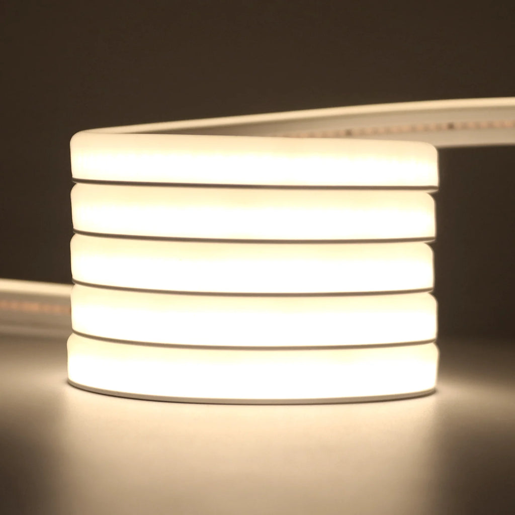 IP68 Waterproof 24V COB LED Neon Strip 3000K 4000K 6000K 24V 320LEDs/M Flexible Ribbon Lamp Party Garden Indoor Decor 1M 5M 10M
