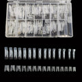 240 Pieces of Dual-Form Nail Forms - Nail Molds, Can Quickly Extend Nails, No Paper Forms Needed, 15 Sizes of Plastic Forms, Salon Nail Art Tools