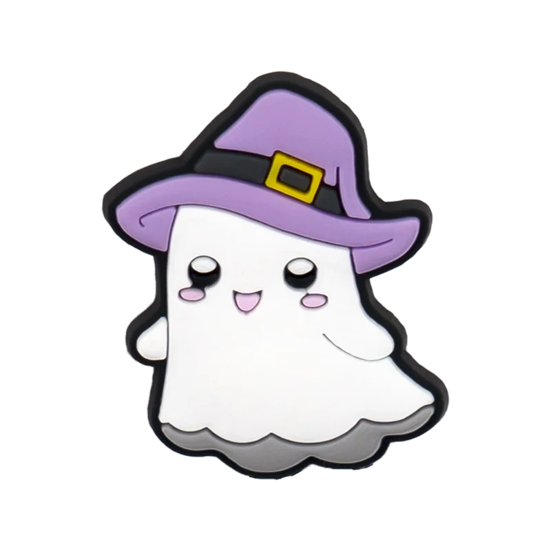 1/30pcs Halloween Shoe Charms Ghost Witch Shoe Decorations Pins for Kids Men Women Party Accessories Buckles Treat or Trick Gift