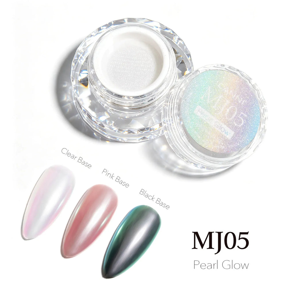 CANNI Top Coat for Chrome Powder 9ml Easy Apply with Stronger Mirror Effect Mirror Metallic Pigment for Gel Nail Art Salon