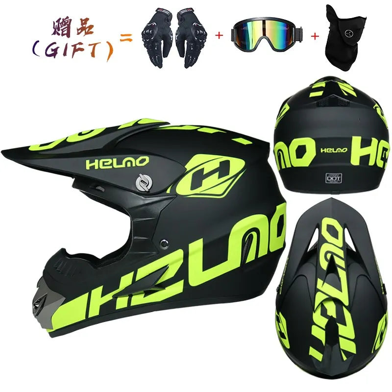 Send 3 pieces  motorcycle helmet children off-road helmet bike downhill AM DH cross helmet capacete motocross casco capacitance