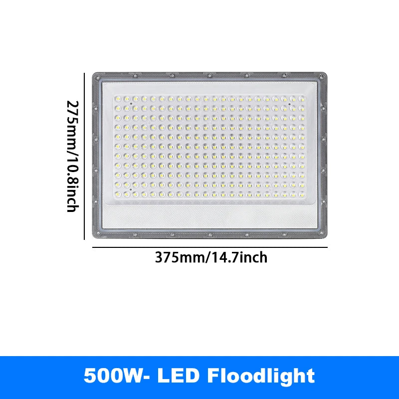 Led Floodlight Outdoor IP66 Waterproof 50W 100W 200W 300W 500W 220V Reflector LED Garden Lighting Street Lamp Wall Flood Lights