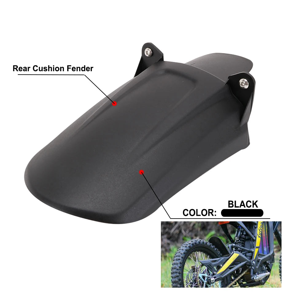 Motorcycles Imitation Carbon Fiber Rear Wheel Mudguards Fender For Surron Light Bee S X Off-Road Electric Dirt Bike E-bikes