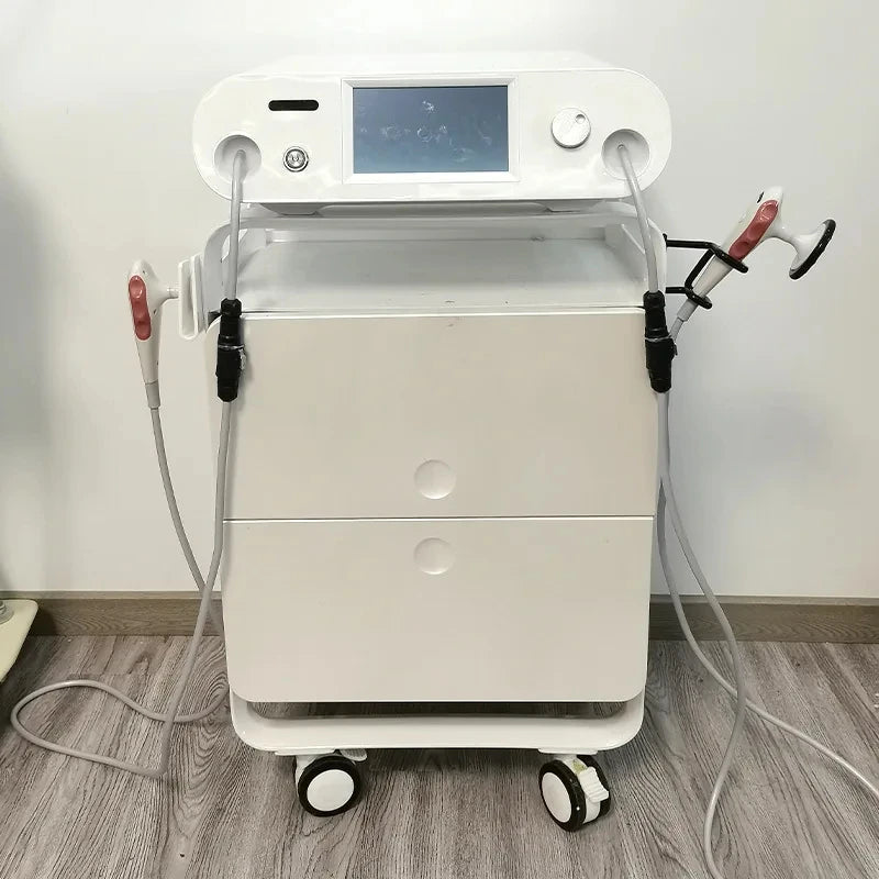 Portable 448KHZ RF Tecar Therapy RET CET Diathermy Body Sliming Machine Pain Relief Skin Tightening INDIBA Deep Care