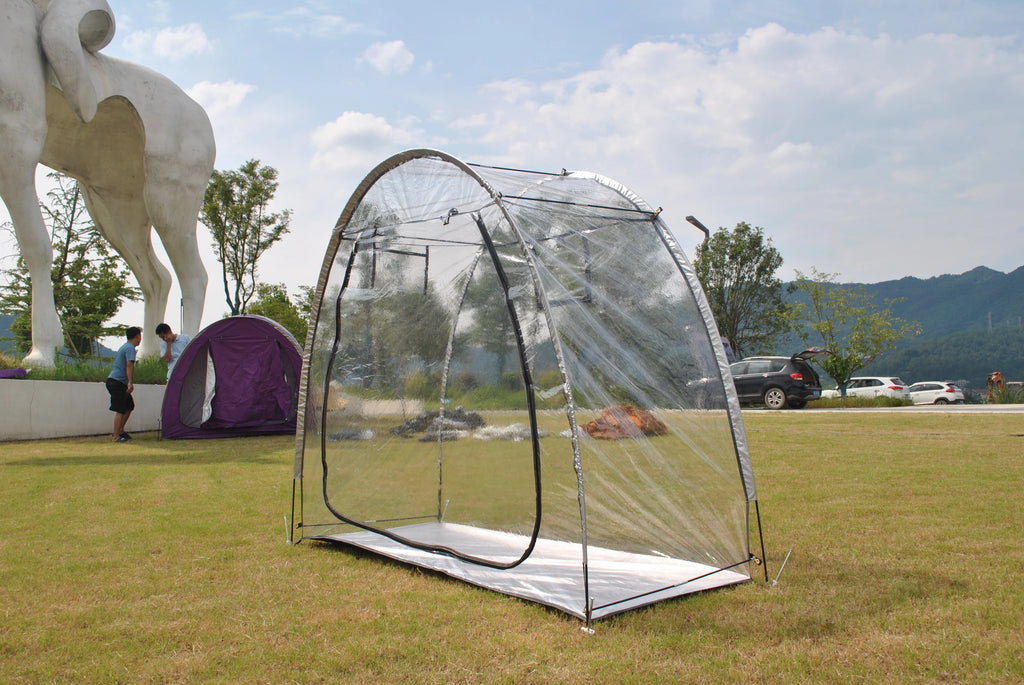 Weather Resistant Outdoor Clear Tent for Bike Trip Camping Picnic Winter Sports Transparent Fishing Shelter Garden 4 Season