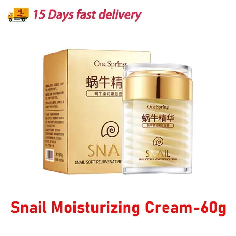 Skincare Set Snail Collagen Cream Anti Aging Whiten Skin Face Cream Fade Dark Eye Circles Remove Eye Bags Eye Serum