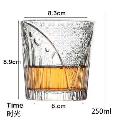 Whiskey Glasses, Scotch Whisky, Bourbon, Cocktails, RUM, Durable Whiskey Glasses