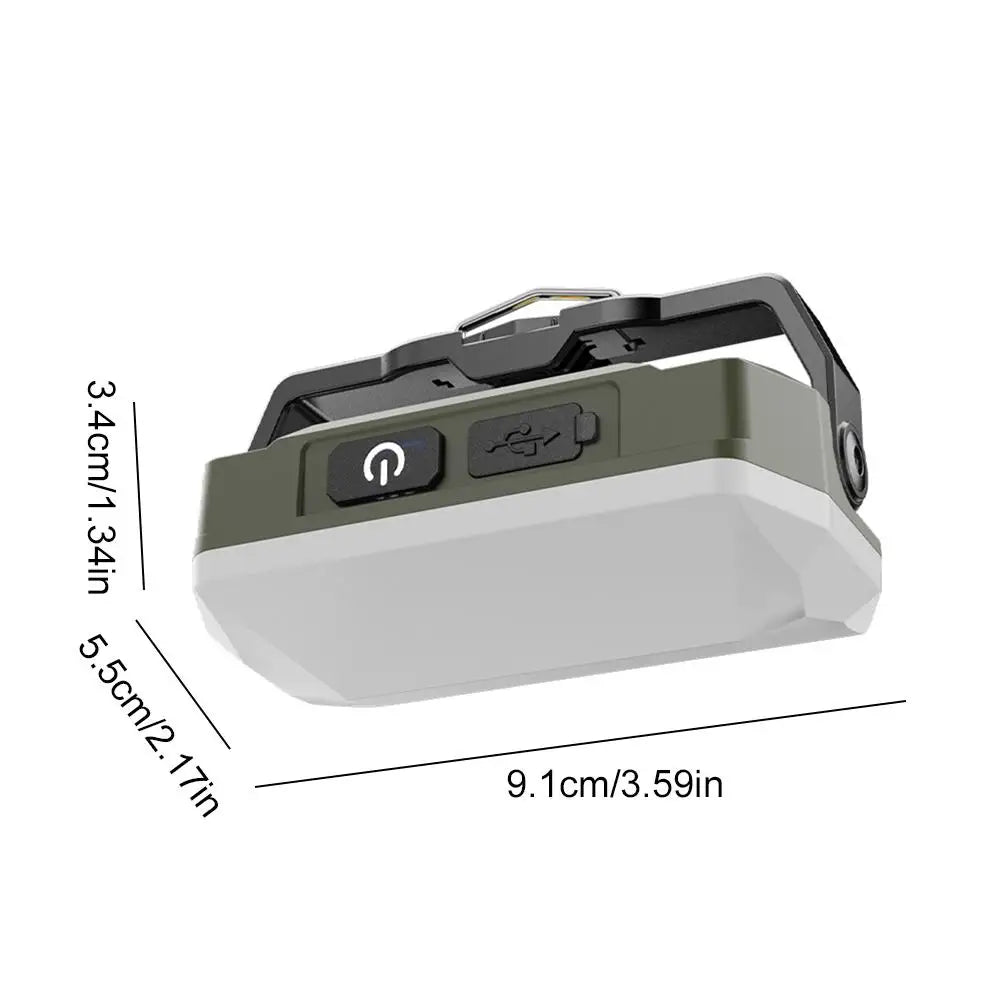 Camping Lights LED Rechargeable Magnetic Spotlight Adjustable Bright Camping Flashlight For Hiking Fishing Tent Outdoor Power