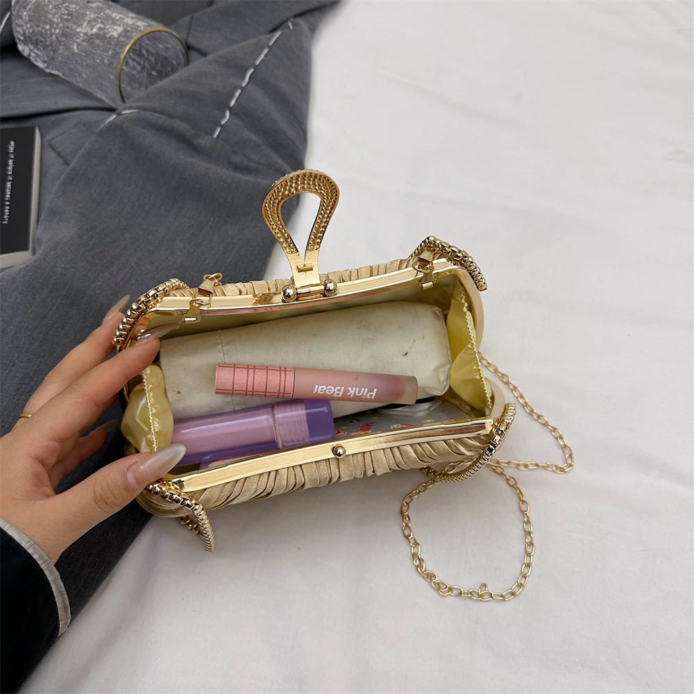Luxury Sparking Rhinestone Evening Clutch Bags For Women Wedding Prom Dinner Party Gemstone Crossbody Bag 2024 Designer Handbags