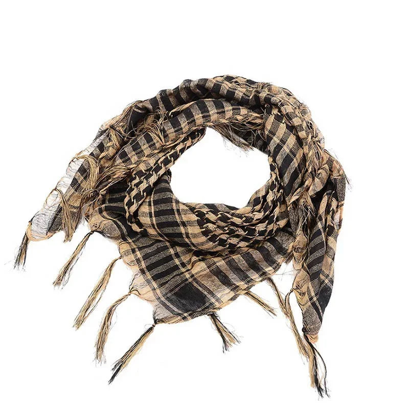 Summer Women Tactical Arab Scarf Men Fashion Lightweight Hijab Scarf Spring Army Plaid Head Scarf Keep Warm New Hot Sale