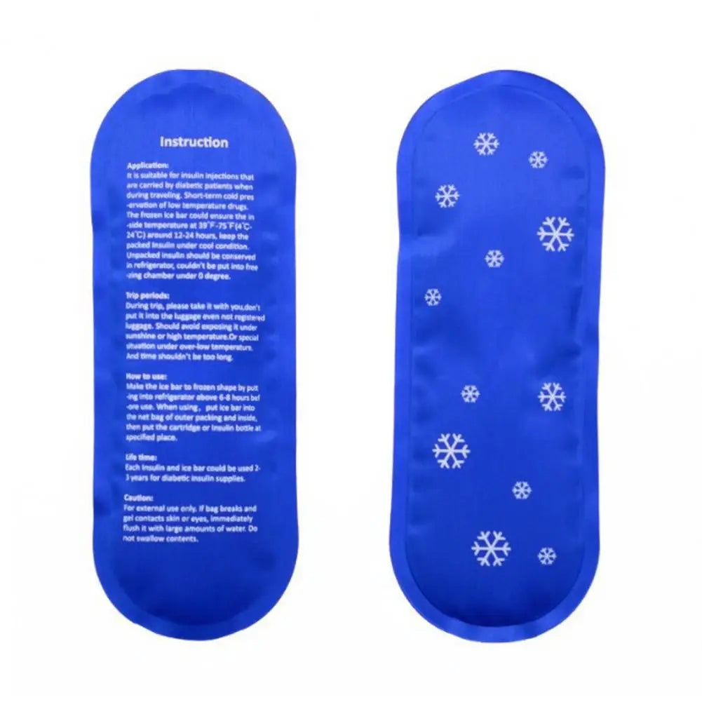 Insulin Refrigerator with Digital Temperature Display, Portable Insulin Cooler with 2 Long-Lasting Ice Packs for 8-12 Hours Cool