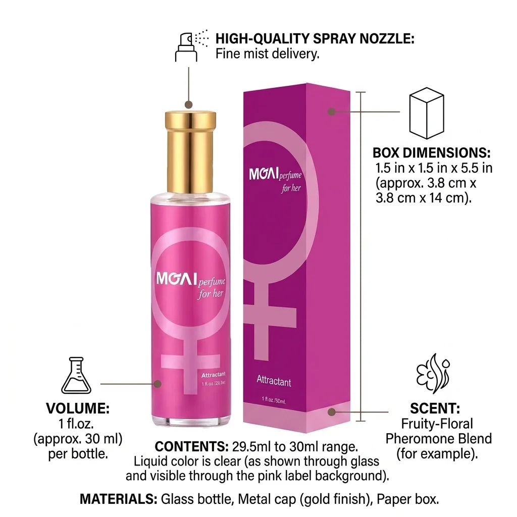 Pheromone Flirt Perfume for Woman, Body Spray with Pheromones Flirting Perfume Attract The Opposite Sex Perfume Sex Product