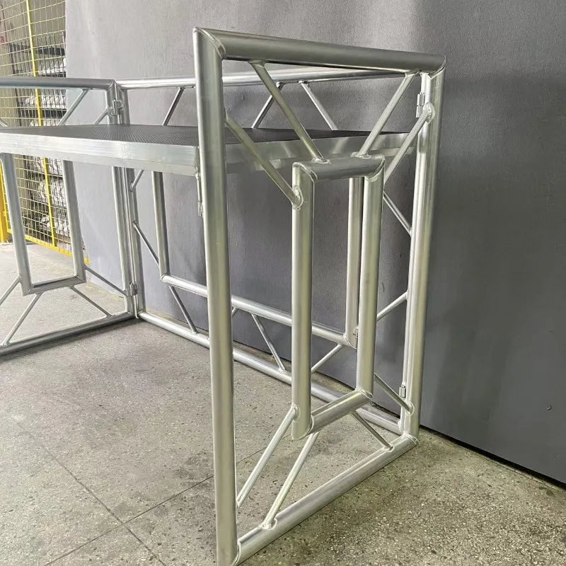 Aluminum Alloy Folding Mobile Booth Truss Flexible Stage Display Stand