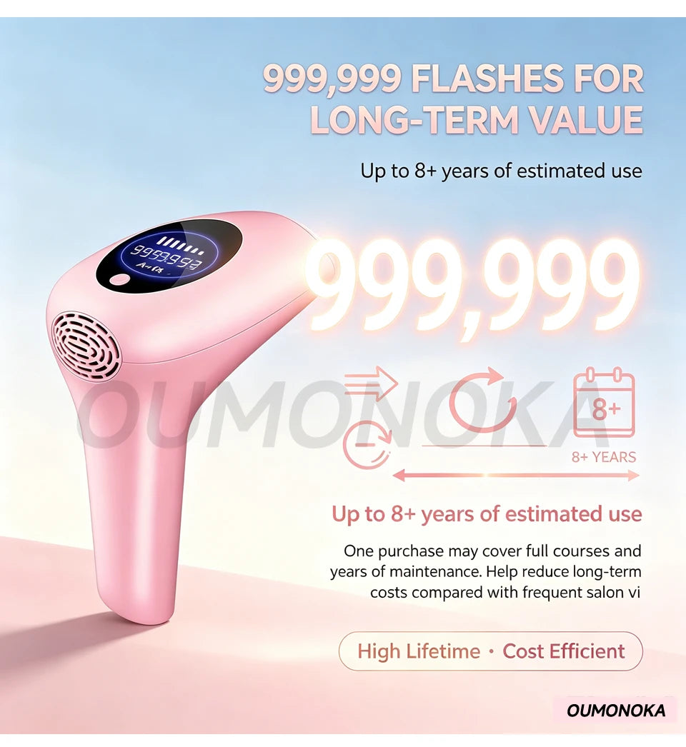 Electric IPL Permanent Laser Hair Removal Epilator for Women Facial Shaver Makeup Machine Men's Hair Cutting Tool