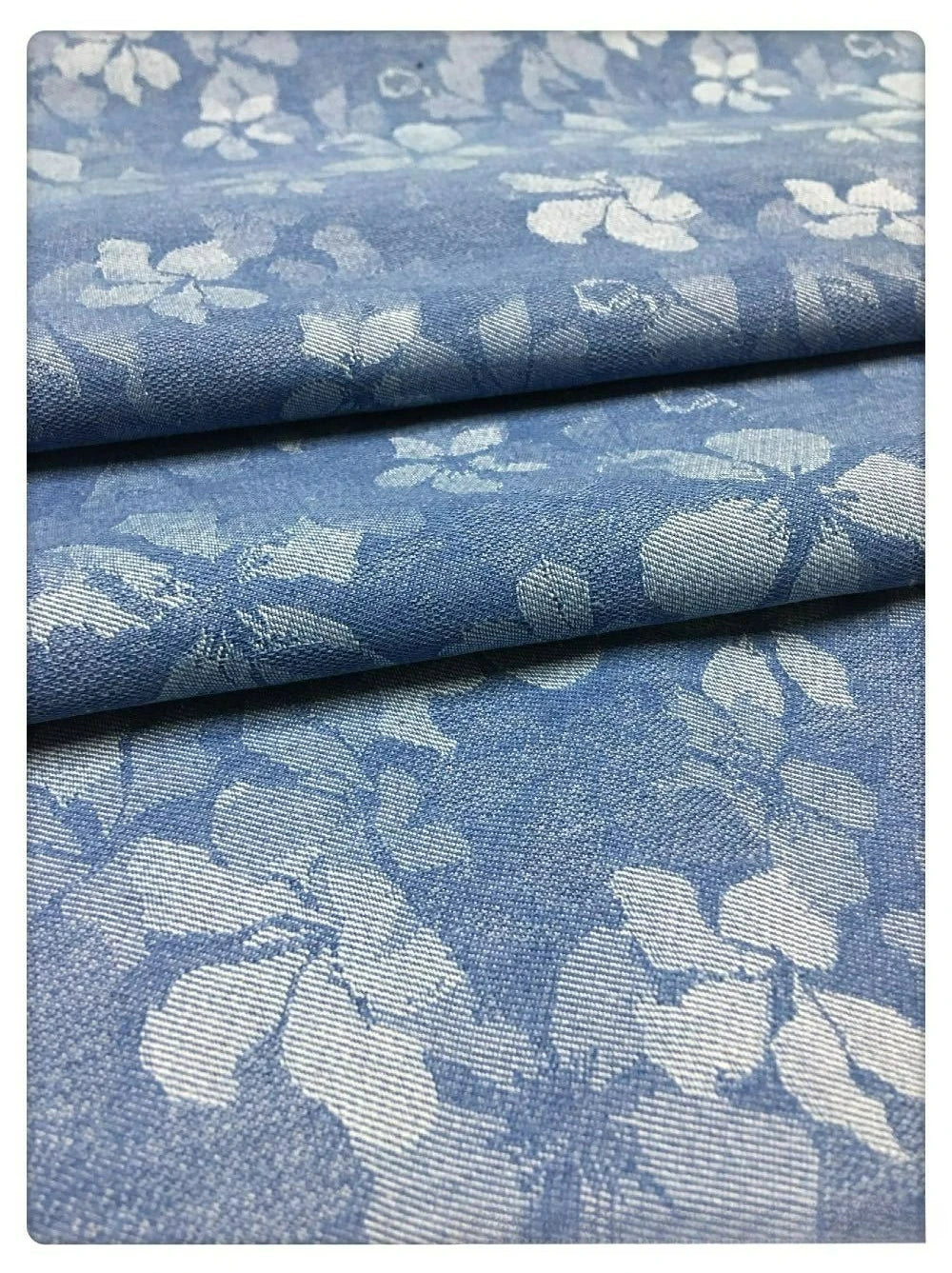 Elastic Jacquard Water Washed Denim Fabric High-end Skirts Outerwear Pants Clothing Diy Sewing Fabric