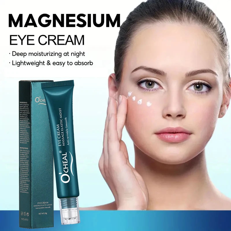 Massage Hydrating Eye Cream, Moisturizing and Firming, Contains Hyaluronic Acid and Glycerin, Suitable for All Skin Types