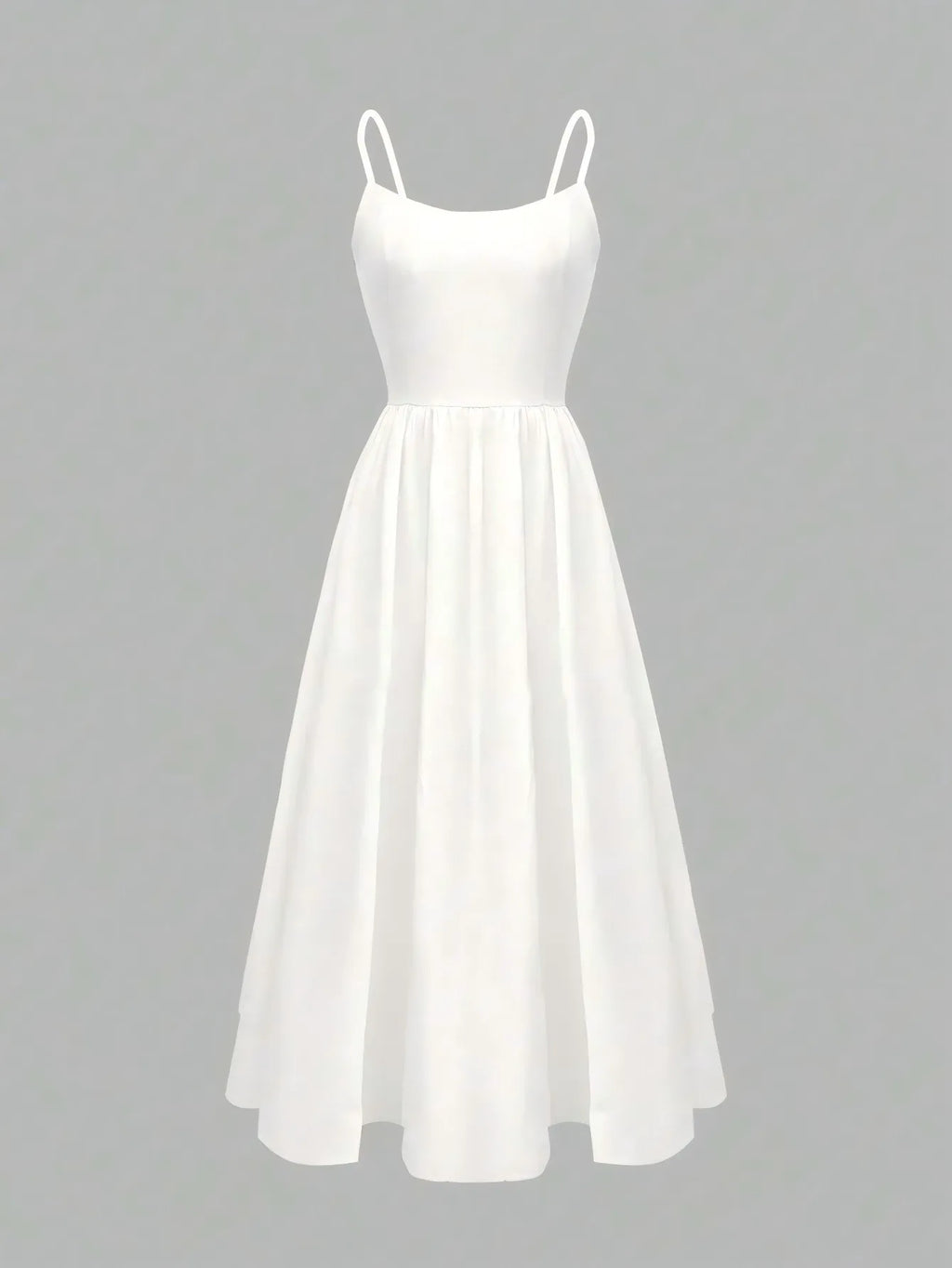 A Line High Waist Dress with Geometric Pattern No Closure Japanese Korean Casual Slim Fit Midi Length Women Summer Dress