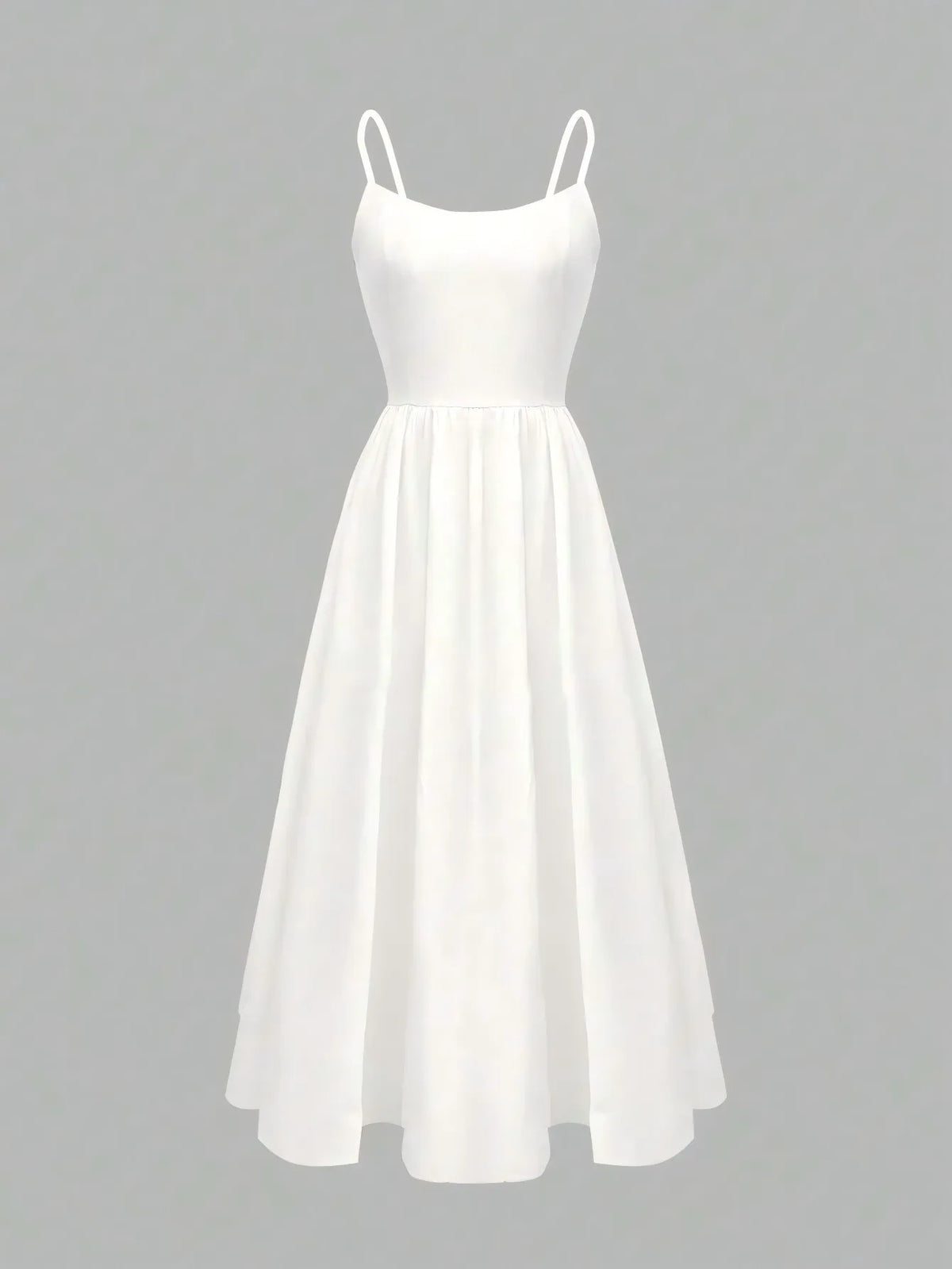 A Line High Waist Dress with Geometric Pattern No Closure Japanese Korean Casual Slim Fit Midi Length Women Summer Dress