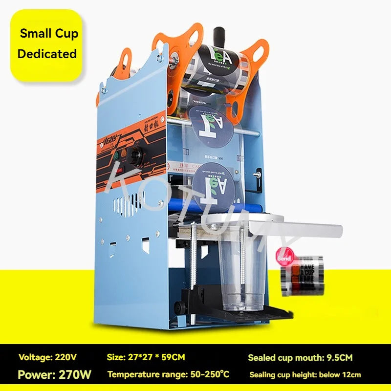 95MM Commercial Cup Sealing Machine Manual Pressure Sealing Machine Beverage Cup Sealer Milk Tea Seal Machine Boba Tea Machine