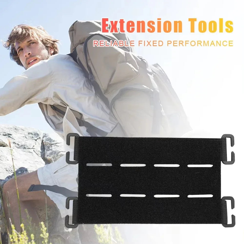 Nylon Molles Tactical Patches Board Patches Panel Display Holder for Backpack Hunting Mini Patches Board Strip