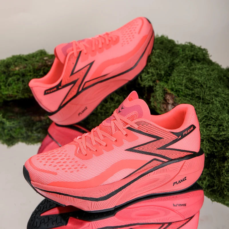 Thick Sole Running Shoes Wide Width Maximum Cushioning Breathable Lightweight Non Slip for Men Women Jogging Marathon