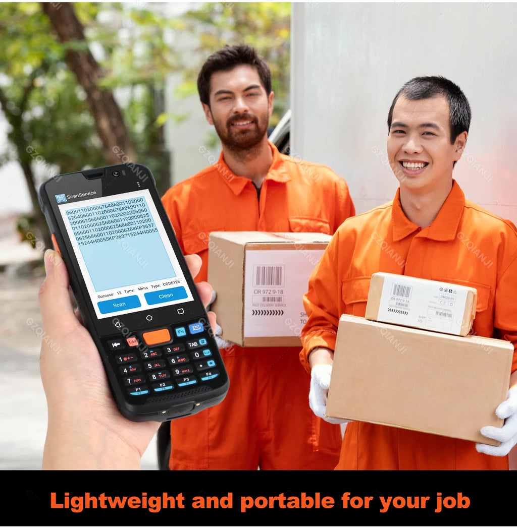 4GB+64GB Android 11 Handheld Terminal Iindustrial PDA 1D 2D QR Barcode Scanner Reader 4G WiFi NFC POS Data Collector