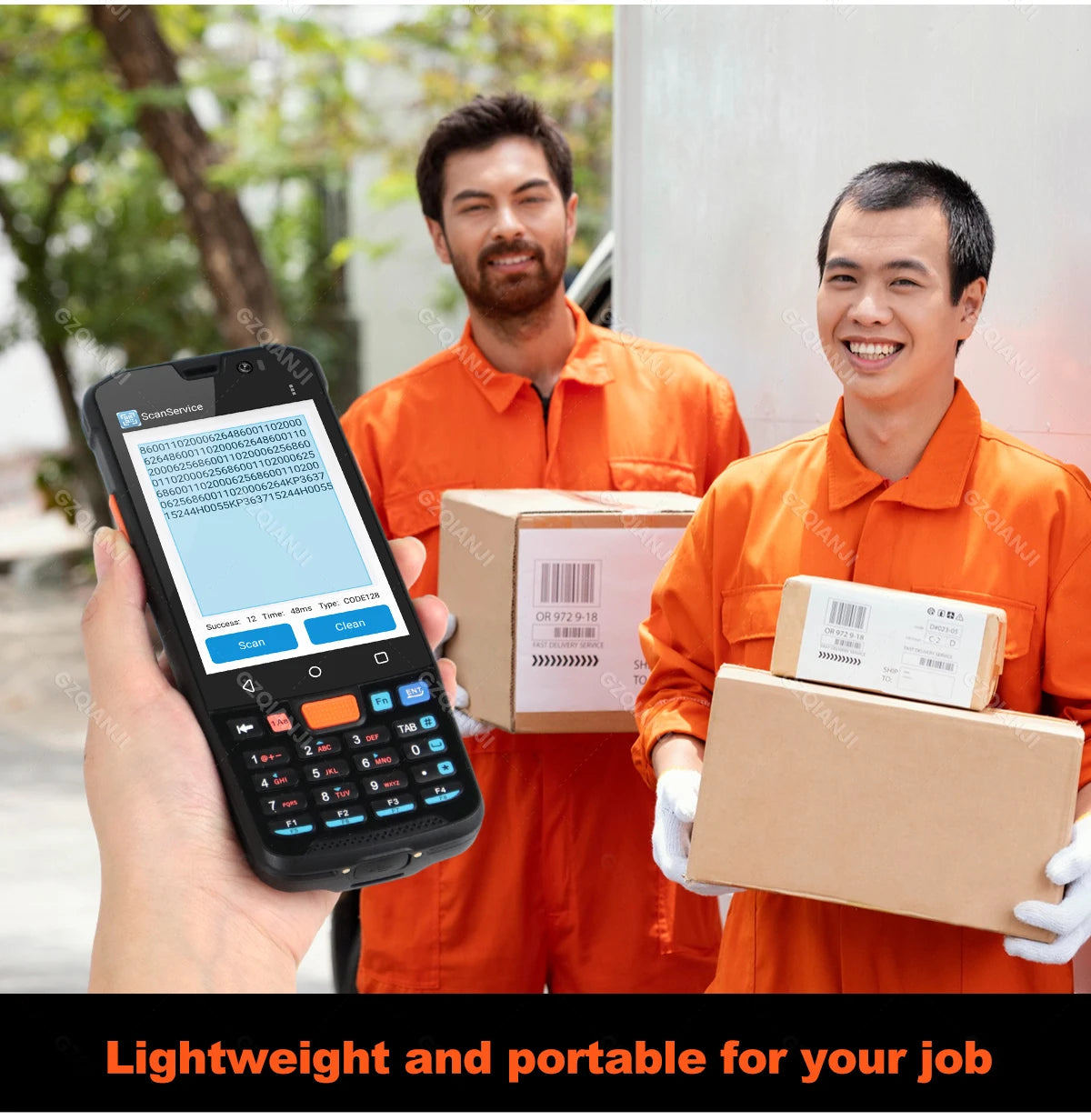 4GB+64GB Android 11 Handheld Terminal Iindustrial PDA 1D 2D QR Barcode Scanner Reader 4G WiFi NFC POS Data Collector