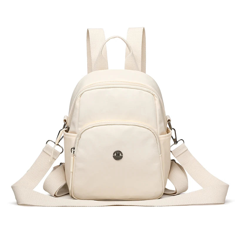 New Women Casual Travel Lightweight Small Backpack With Large Capacity Waterproof Cloth Shoulder Bag and High-end Feel for Girls