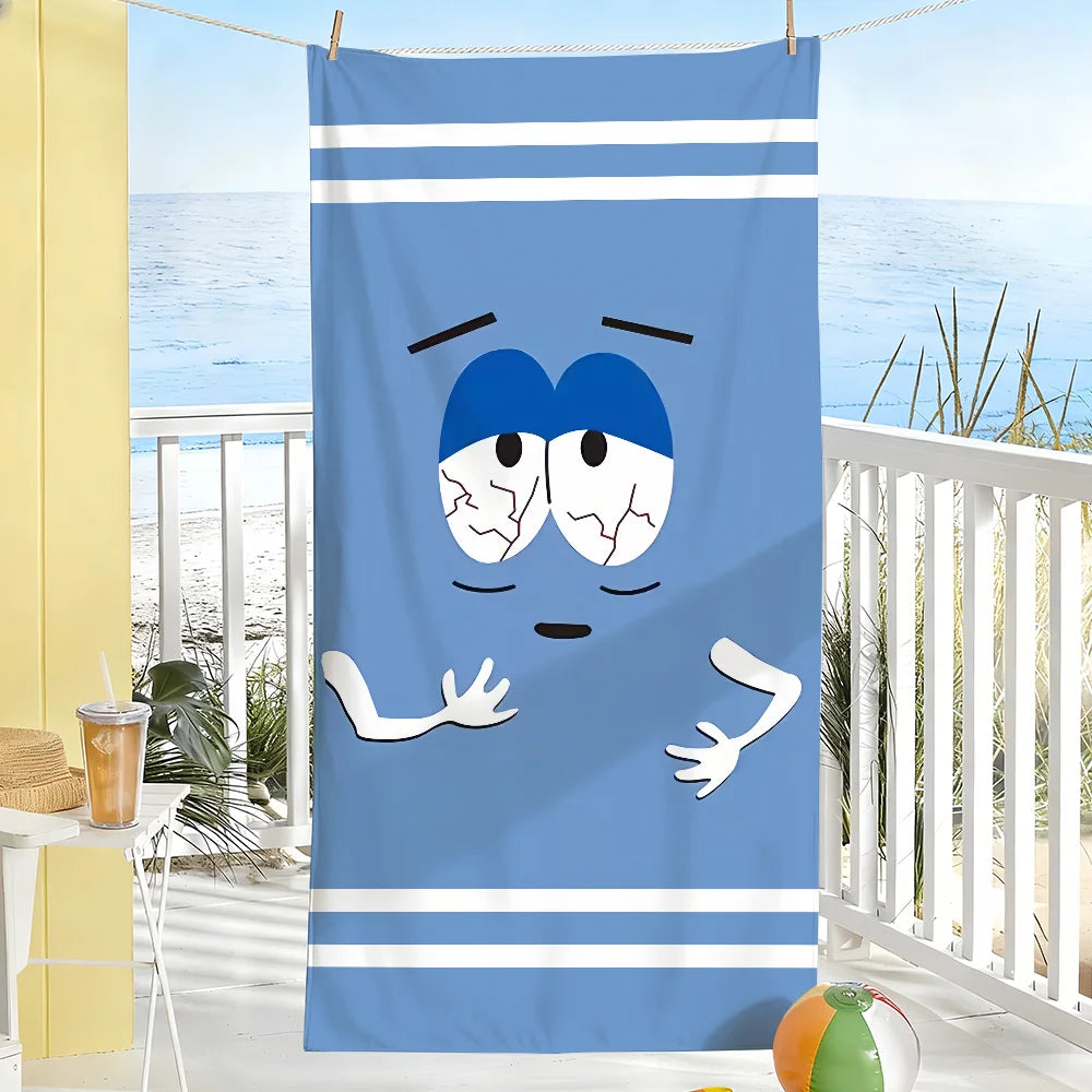 Cartoon T-Towelie-S Cute Towel Quick Dry Soft Yoga Swimming Fitness Mountain Climbing Large Beach Towels