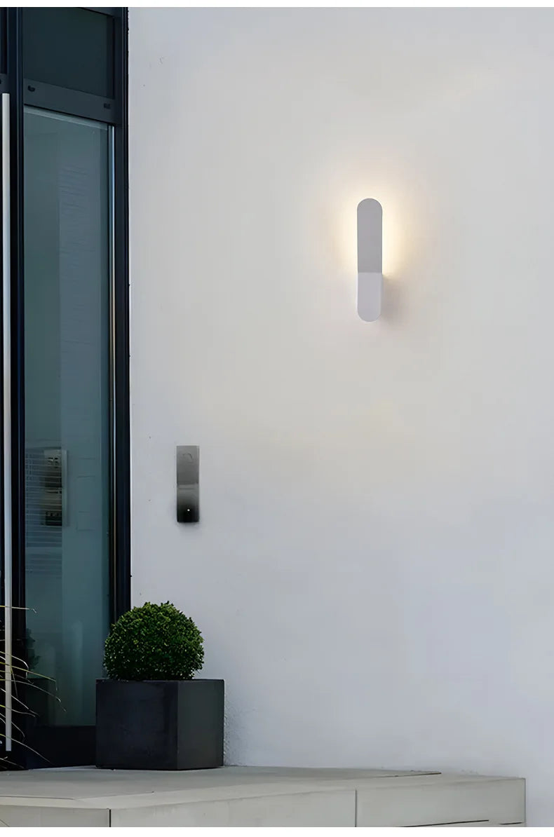 LED outdoor wall lamp IP65 modern simple waterproof hotel villa garden door creative outdoor lighting