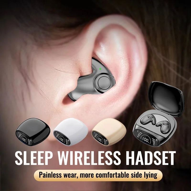 Bluetooth 5.3 Earphones Mini Noise cancelling Sports Running Earphones Life Waterproof Gaming Music In Ear Earphones