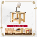 Solid wood sofa new simple small apartment wooden sofa new Chinese winter and summer dual-use