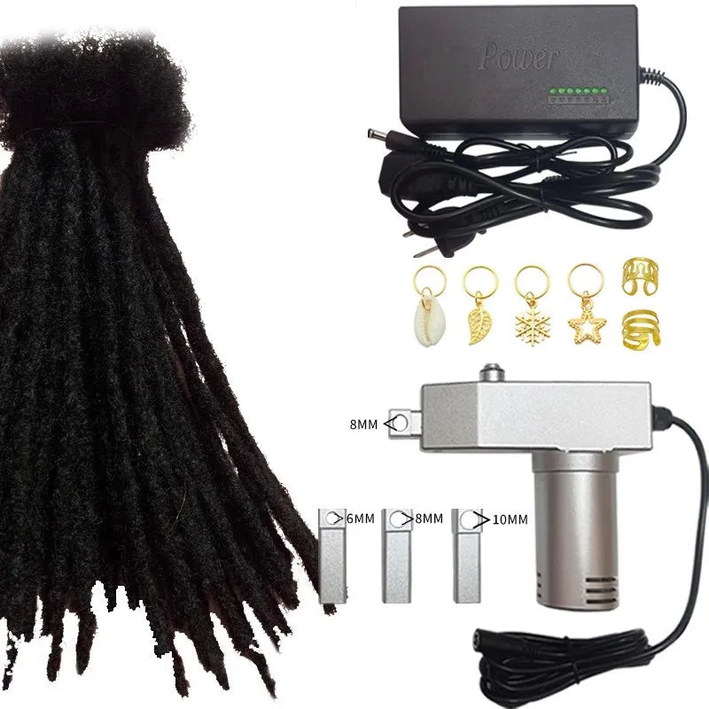 Portable Dreadlock Machine Automatic Braiding Machine DIY Hair Styling Dreadlocks Braiding Electric Dreadlocks Maker