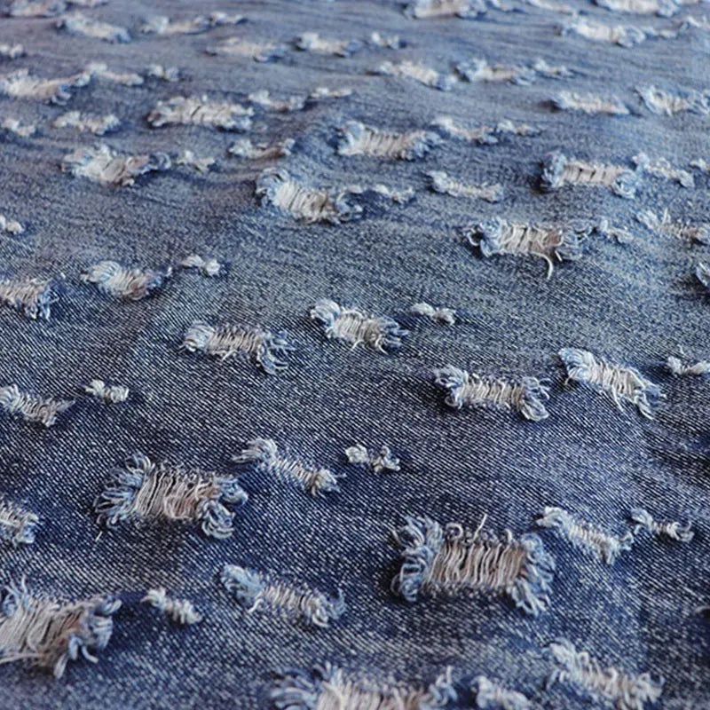 High-quality Vintage cotton ripped denim For Jeans, jackets, skirts, bags, upholstery, crafting, designer fabrics