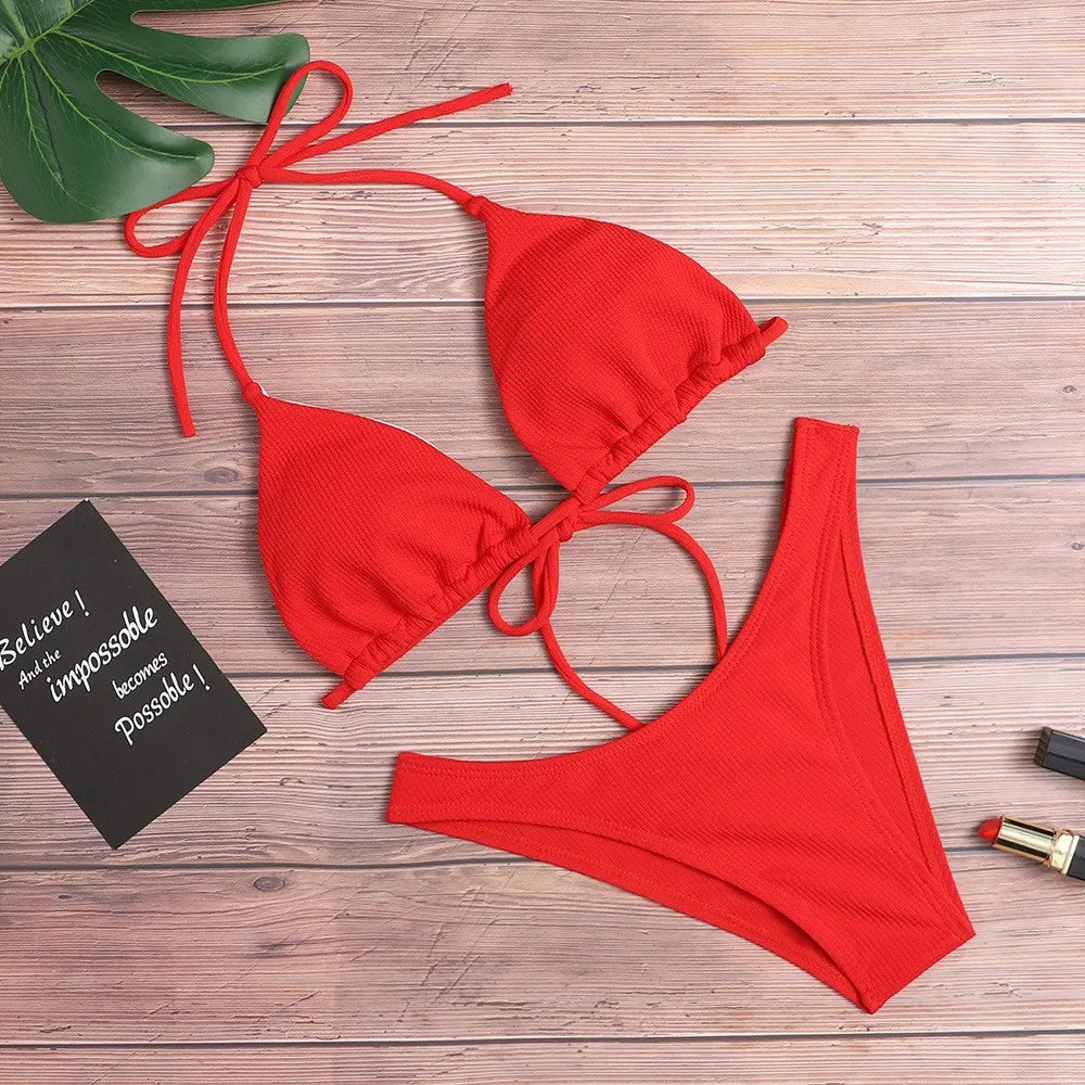 Bikini Women's Swimwear Bikini Sexy Bikini Swimwear Push Up Swimwear Women's Swimming Beach Suit Women's